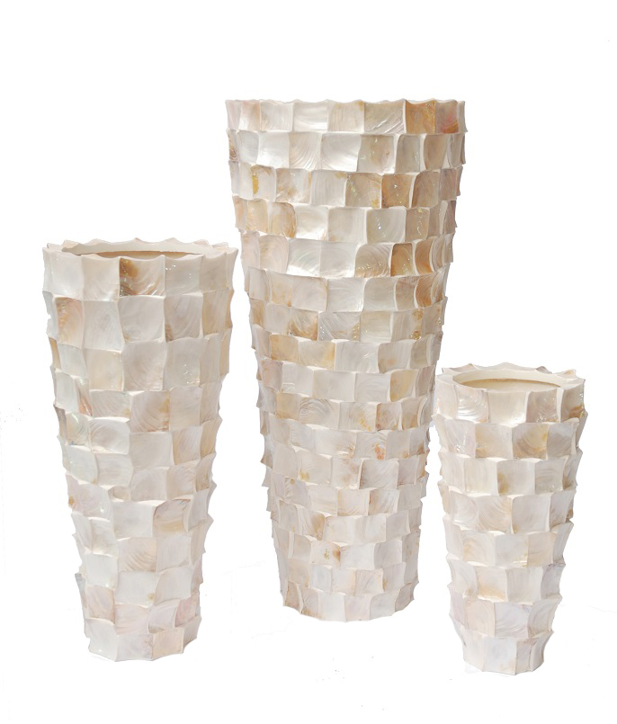 Mother of pearl Vases